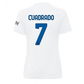 Inter Milan Juan Cuadrado #7 Replika Udebanetrøje Dame 2023-24 Kortærmet